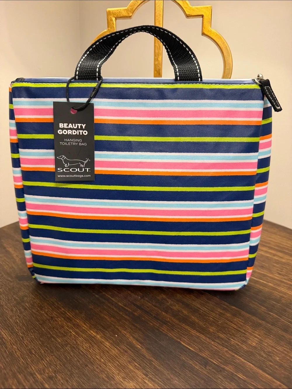 Scout Striped Hanging Toiletry Bag - NWT